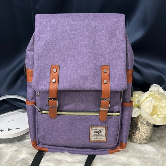 💜WENJIE Laptop Backpack - Picture 4 of 14